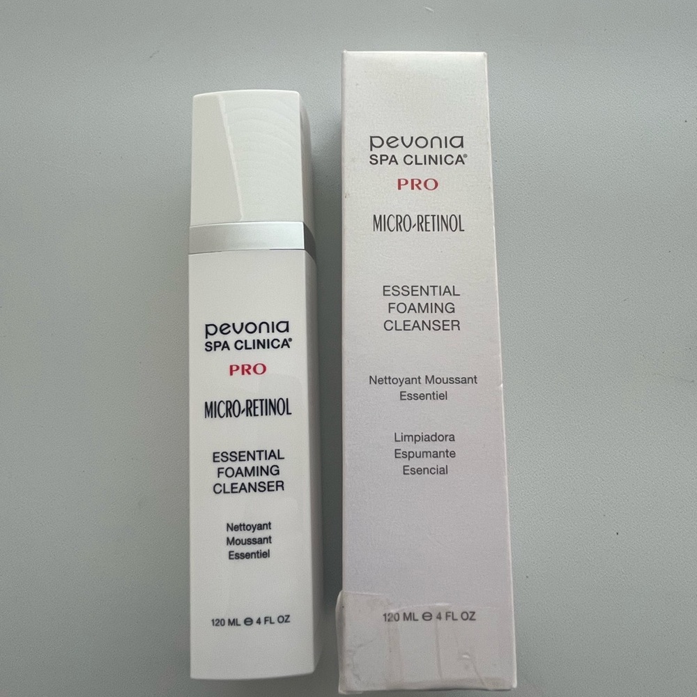 Pevonia Spa Clinica Pro Micro-Retinol Essential Foaming Cleanser 4 fl‎ oz NEW